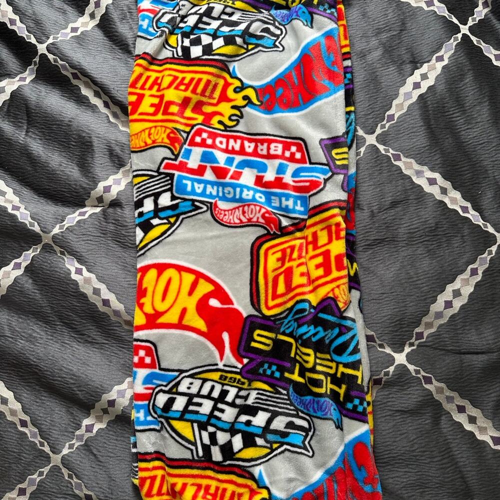 Hot wheels blanket throw